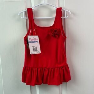 NWT Ruffle Butts swimsuit top